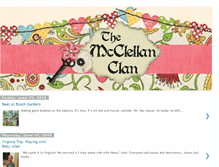 Tablet Screenshot of mcclellanclan.com